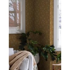 Kép 2/5 - Boras Pöttyös virágos sárga vlies tapéta Hip Rose Yellow 53 cm X 10 m