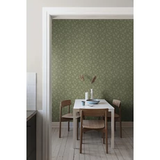 Kép 10/11 - Boras Pöttyös virágos zöld vlies tapéta Hip Rose Green 53 cm X 10 m