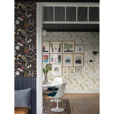 Kép 3/4 - Boras Vidám állatos modern színes vlies tapéta Hanna Werning Hoppmosse Multi 53 cm X 10 m