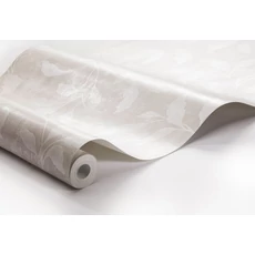 Kép 3/3 - Boras Elegáns fényes levélmintás bézs vlies tapéta Rosewood Night Beige 53 cm X 10 m