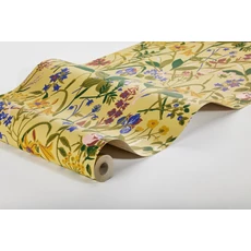 Kép 9/9 - Boras Színes virágos sárga vlies tapéta Gocken Jobs Ros och Lilja Multi 53 cm X 10 m