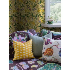 Kép 3/9 - Boras Színes virágos sárga vlies tapéta Gocken Jobs Ros och Lilja Multi 53 cm X 10 m