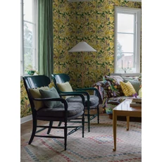 Kép 8/9 - Boras Színes virágos sárga vlies tapéta Gocken Jobs Ros och Lilja Multi 53 cm X 10 m