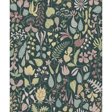 Kép 1/6 - Boras Vidám virág mintás színes vlies tapéta Stig Lindberg Herbarium Multi 53 cm X 10 m