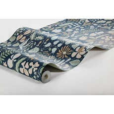 Kép 3/3 - Boras Vidám virág mintás színes vlies tapéta Stig Lindberg Herbarium Multi 53 cm X 10 m