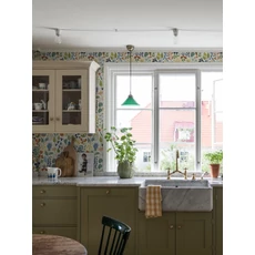 Kép 7/8 - Boras Vidám virág mintás színes vlies tapéta Stig Lindberg Herbarium Multi 53 cm X 10 m