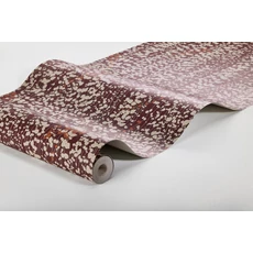 Kép 3/3 - Boras Inda mintás modern bordó vlies tapéta Arne Jacobsen Ranke Red 53 cm X 10 m