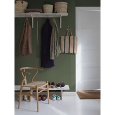 Kép 3/3 - Boras Geometriai mintás modern zöld vlies tapéta Arne Jacobsen Ypsilon Green 53 cm X 10 m