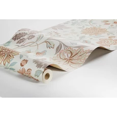 Kép 5/5 - Boras Romantikus virágos rózsaszín vlies tapéta Alicia Multi 53 cm X 10 m