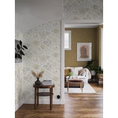 Kép 1/3 - Boras Romantikus virágos bézs vlies tapéta Alicia White 53 cm X 10 m