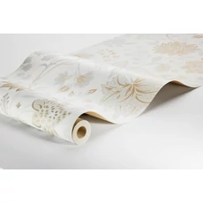 Kép 3/3 - Boras Romantikus virágos bézs vlies tapéta Alicia White 53 cm X 10 m