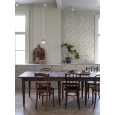 Kép 5/9 - Boras Romantikus levél mintás zöld vlies tapéta Nocturne Green 53 cm X 10 m