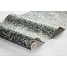 Kép 8/8 - Boras Erdei állatos kék vlies tapéta Under the Elder Tree Blue 53 cm X 10 m