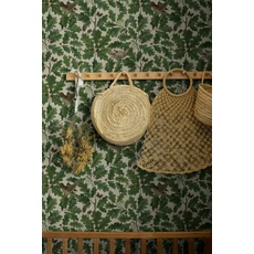 Kép 2/10 - Boras Madaras levélmintás zöld vlies tapéta In the Oak Green 49 cm X 10 m