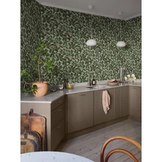 Kép 6/10 - Boras Madaras levélmintás zöld vlies tapéta In the Oak Green 49 cm X 10 m