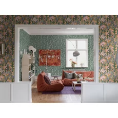 Kép 4/7 - Boras Modern levélmintás zöld vlies tapéta My Secret Garden Green 49 cm X 10 m