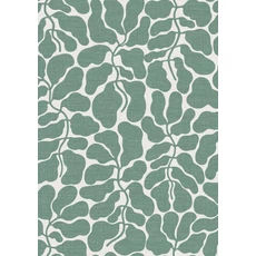 Kép 1/7 - Boras Modern levélmintás zöld vlies tapéta My Secret Garden Green 49 cm X 10 m