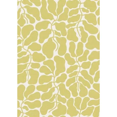 Kép 1/3 - Boras Modern levélmintás sárga vlies tapéta My Secret Garden Yellow 49 cm X 10 m