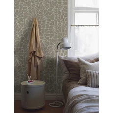 Kép 2/3 - Boras Modern levélmintás bézs vlies tapéta My Secret Garden Beige 49 cm X 10 m