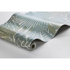 Kép 3/5 - Boras Egzotikus levél mintás zöld vlies tapéta Velvet Leaves Green 53 cm X 10 m