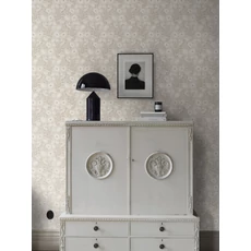 Kép 2/3 - Boras Pipacsos romantikus bézs vlies tapéta Poppy Flow Beige 53 cm X 10 m