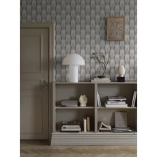 Kép 2/3 - Boras Geometriai mintás fekete-fehér vlies tapéta Staircase Black White 53 cm X 10 m