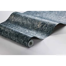 Kép 3/3 - Boras Márvány mintás modern kék vlies tapéta Travertine Blue 53 cm X 10 m