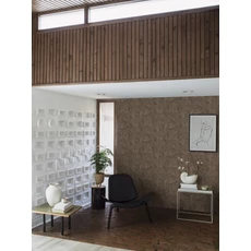 Kép 5/5 - Boras Madaras barna vlies tapéta Dancing Crane Brown 53 cm X 10 m