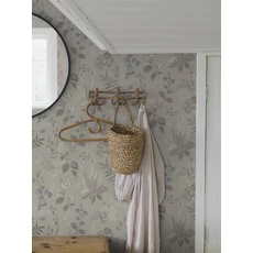 Kép 2/3 - Boras Botanikai mintás skandináv kék-szürke Folklore Multi 53 cm X 10 m