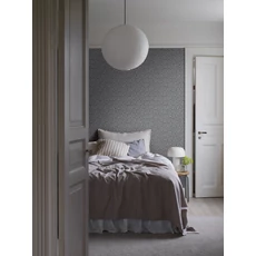 Kép 2/3 - Boras Apró virágos kék vlies tapéta Skogsblomst Blue 53 cm X 10 m