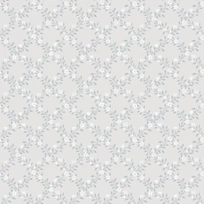 Kép 1/3 - Boras Romantikus virágos rácsos kék-szürke vlies tapéta Sommarslöja Grey 53 cm X 10 m
