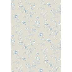 Kép 1/3 - Boras Klasszikus virág mintás bézs vlies tapéta Ängsblomma Beige 53 cm X 10 m