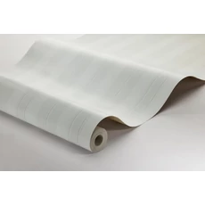 Kép 3/3 - Boras Csíkos klasszikus fehér vlies tapéta Gustaf White 53 cm X 10 m