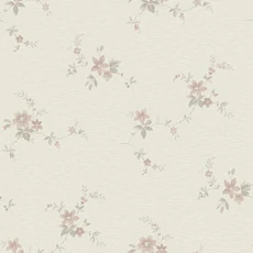 Kép 1/3 - Boras Elegáns virág mintás drapp Saga Beige 53 cm X 10 m