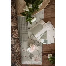 Kép 3/4 - Boras Vintage virágos zöld vlies tapéta Laura´s Cottage Green 53 cm X 10 m