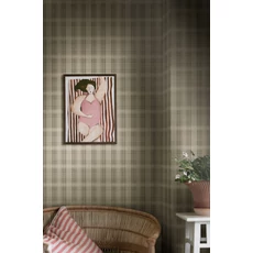 Kép 2/4 - Boras Skót kockás zöld vlies tapéta Tailor´s Tweed Green 53 cm X 10 m