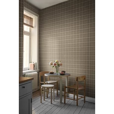 Kép 3/6 - Boras Skót kockás barna vlies tapéta Tailor´s Tweed Brown 53 cm X 10 m