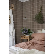 Kép 5/6 - Boras Skót kockás barna vlies tapéta Tailor´s Tweed Brown 53 cm X 10 m