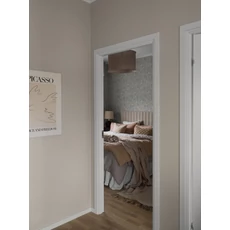 Kép 1/4 - Boras Hullámos skandináv bézs vlies tapéta Moa Brown 53 cm X 11 m