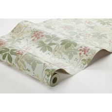 Kép 3/3 - Boras Levél mintás zöld-sárga vlies tapéta Lindskog Multi 53 cm X 10 m