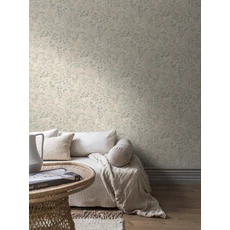 Kép 14/14 - Boras Mezei virágos skandináv bézs vlies tapéta Flora Multi 53 cm X 10 m