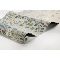 Kép 6/6 - Boras Mezei virágos skandináv szürke vlies tapéta Flora Multi 53 cm X 10 m