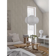 Kép 2/8 - Boras Geometriai mintás modern bézs vlies tapéta Sjöhagen Beige 53 cm X 10 m