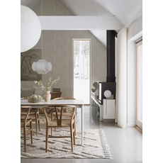 Kép 7/8 - Boras Geometriai mintás modern bézs vlies tapéta Sjöhagen Beige 53 cm X 10 m