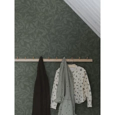 Kép 2/4 - Boras Modern leveles zöld vlies tapéta Skogsparken Green 53 cm X 10 m