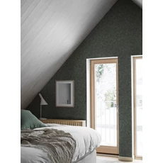 Kép 3/4 - Boras Modern leveles zöld vlies tapéta Skogsparken Green 53 cm X 10 m