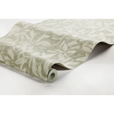 Kép 3/3 - Boras Modern leveles zöld vlies tapéta Skogsparken Green 53 cm X 10 m