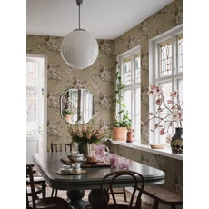 Kép 2/6 - Boras Klasszikus virágcsokros bézs-rózsaszín vlies tapéta Floral Charm Beige 53 cm X 10 m