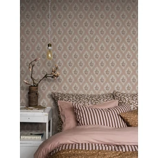 Kép 3/4 - Boras Klasszikus medalion mintás rózsaszín vlies tapéta Eternal Flower Pink 53 cm X 10 m