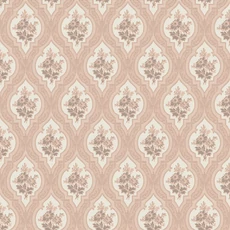 Kép 2/4 - Boras Klasszikus medalion mintás rózsaszín vlies tapéta Eternal Flower Pink 53 cm X 10 m